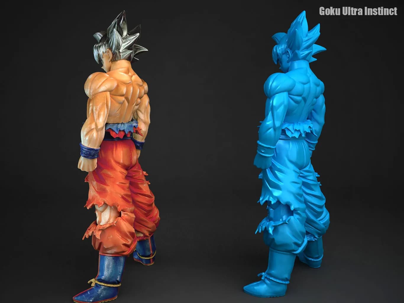 STL - Goku Ultra Instinto 3 render 4