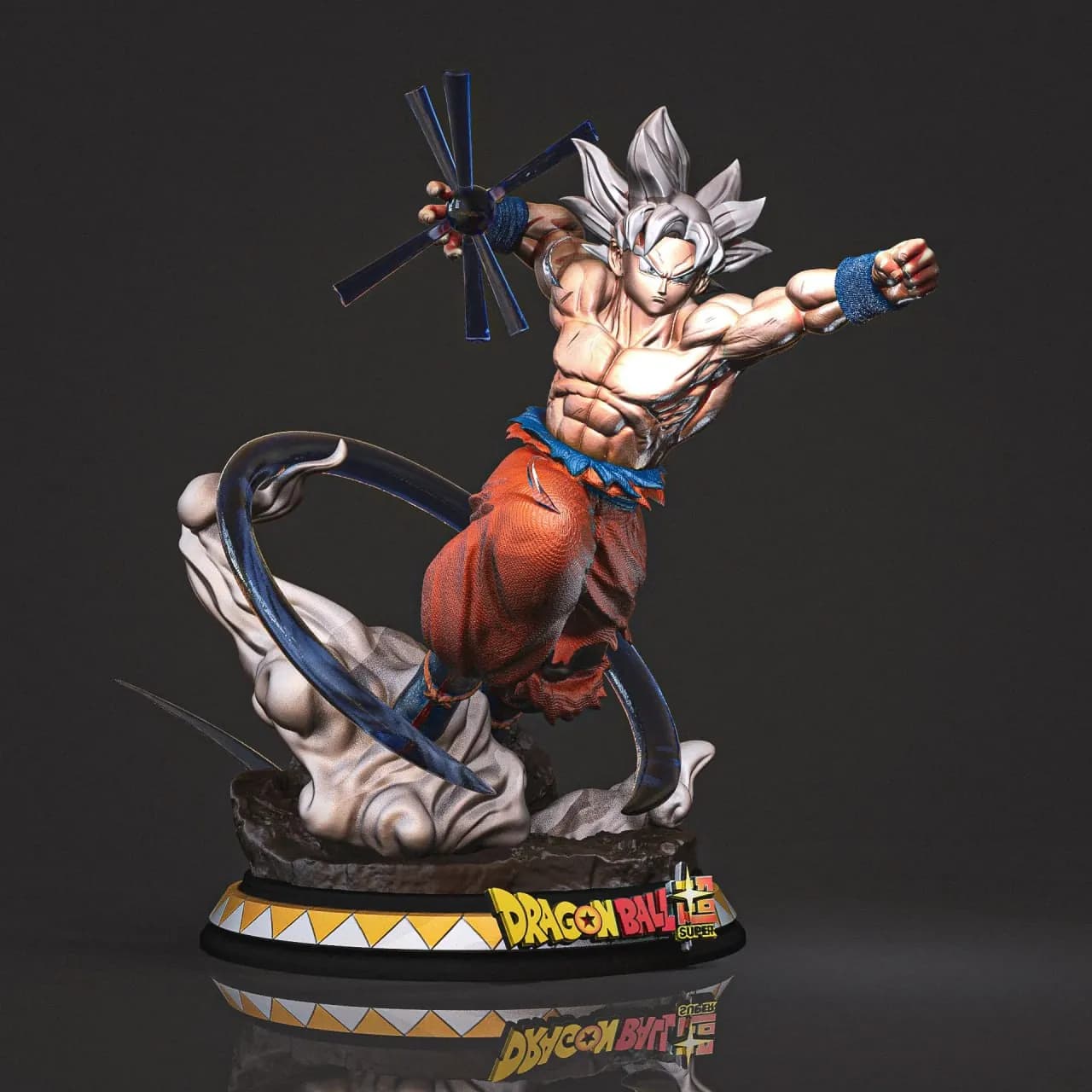 STL - Goku Ultra Instinto Figura