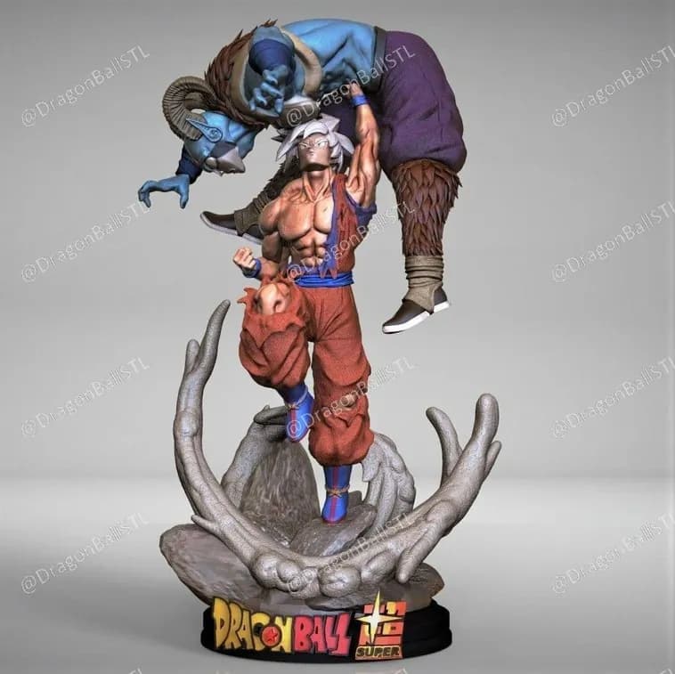STL - Goku vs Moro estatua