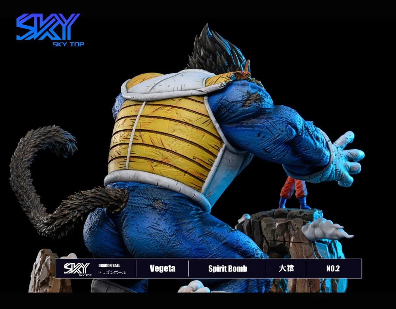 STL - Goku vs Oozaru Vegeta render 3