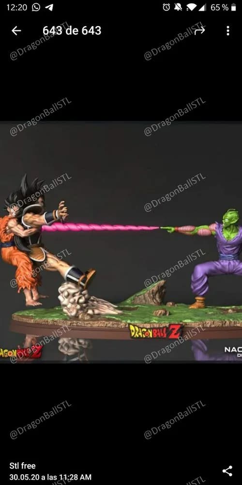 STL - Goku vs Piccolo