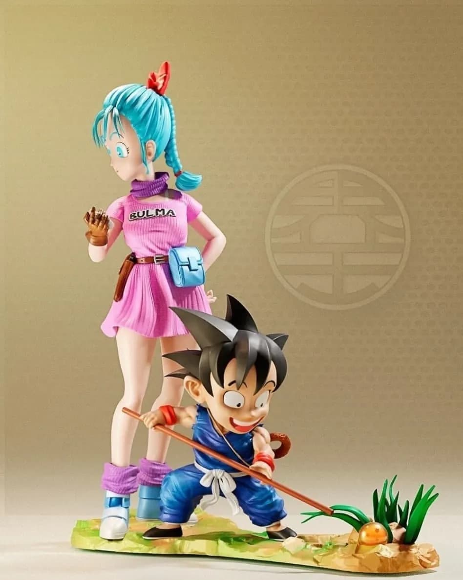 STL - Goku y Bulma de Dragon Ball