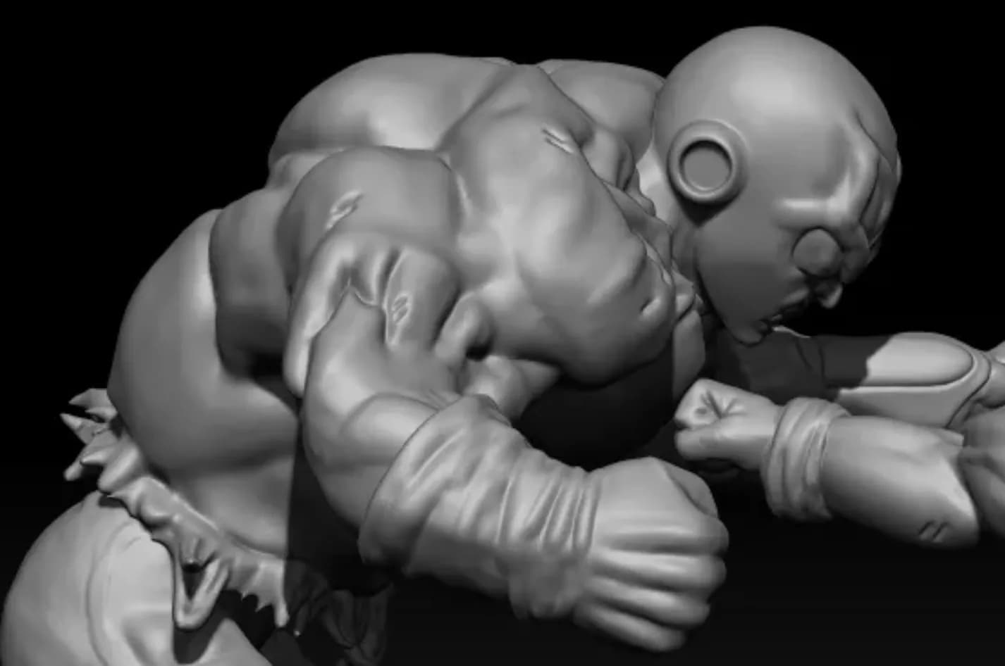 STL - Goku y Freezer vs Jiren render 2