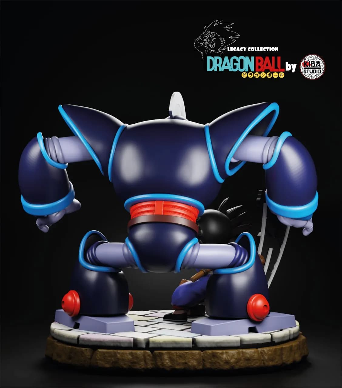 STL - Goku y Robot de Dragon Ball render 3
