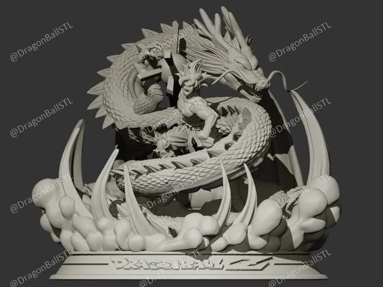 STL - Goku and Shenron