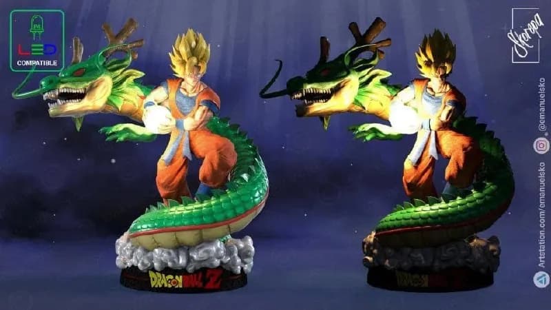 STL - Goku y Shenlong