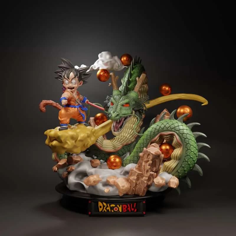 STL - Goku y Shenlong de Dragon Ball Z