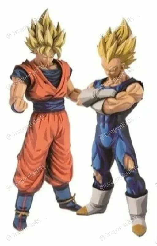 STL - Goku y Vegeta Super Saiyan