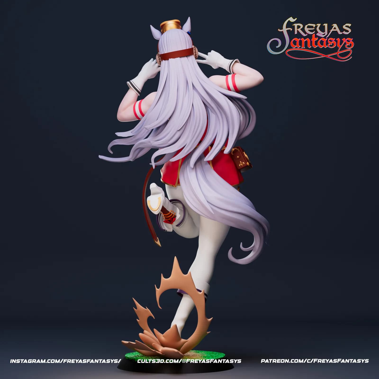 STL - Gold Ship Freyas Fantasy render 2