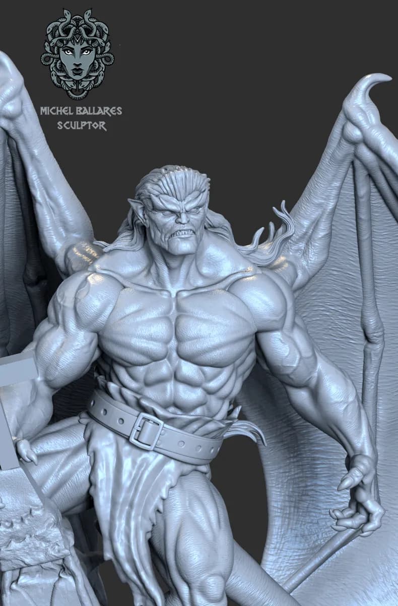 STL - Goliath de Gargoyles render 4