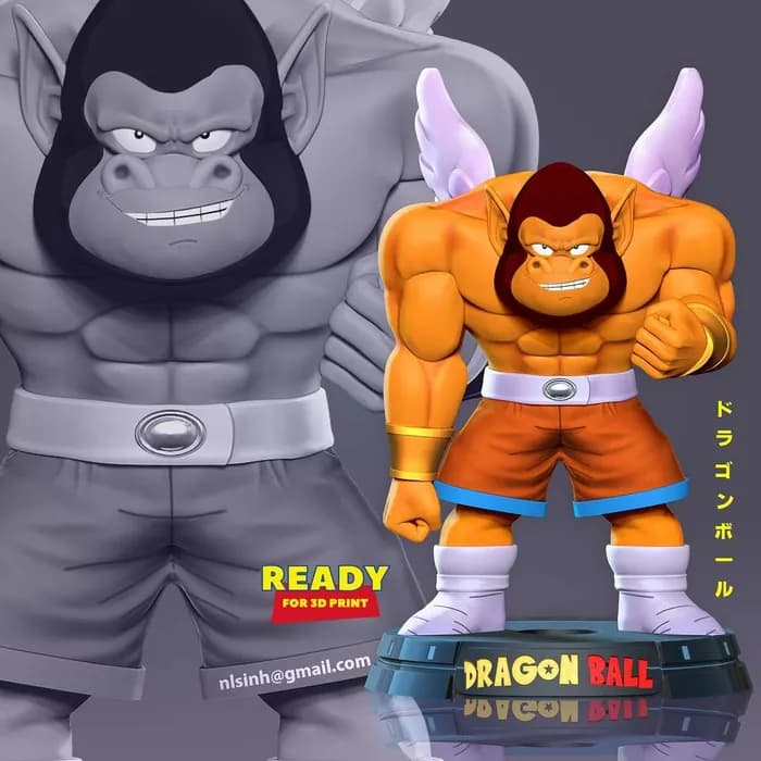 STL - gorilla dragon ball z