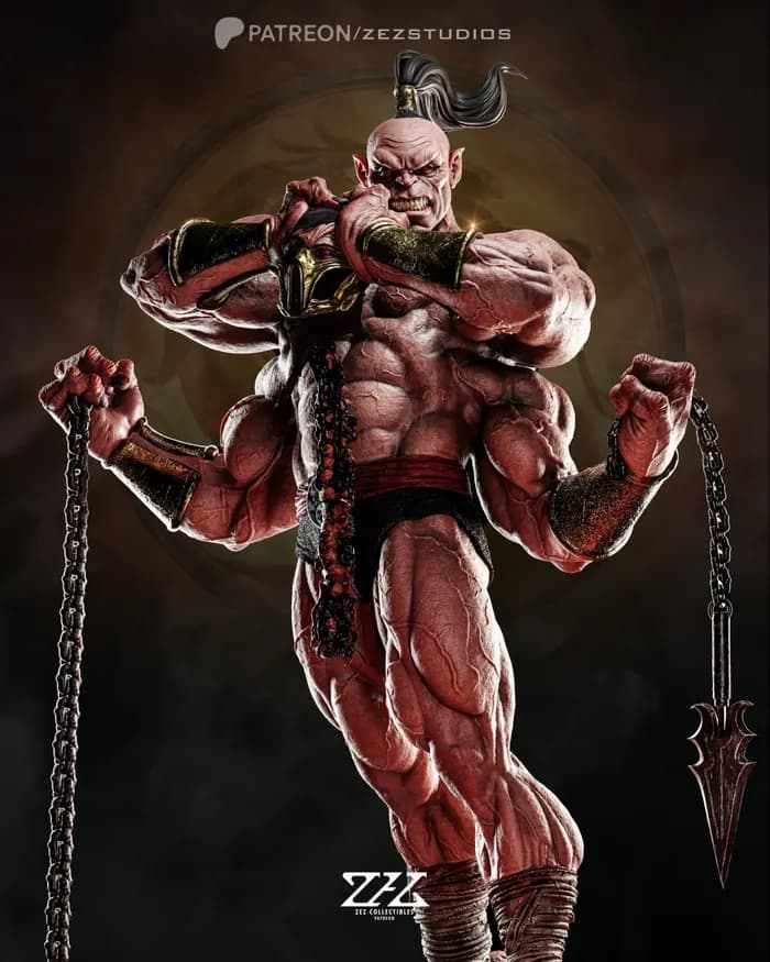 STL - goro render 4