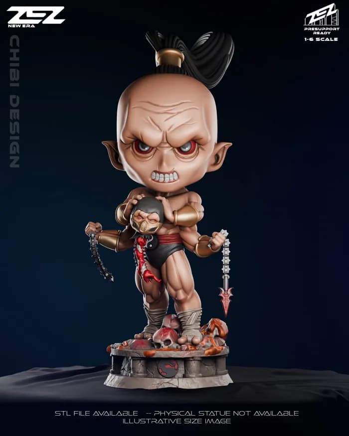 STL - goro chibi render render 2