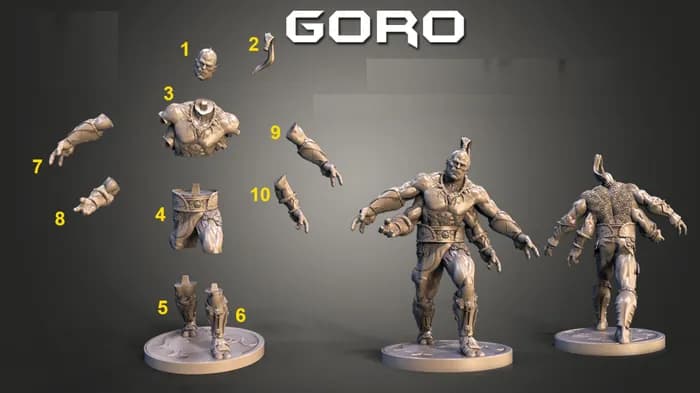 STL - Goro de Mortal Kombat 2
