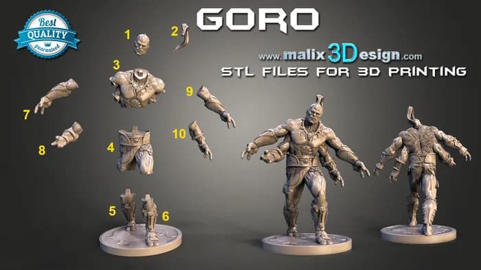 STL - Goro de Mortal Kombat 2