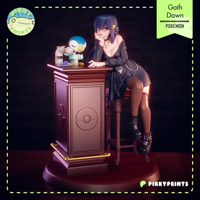 STL - Goth Dawn Pokemon