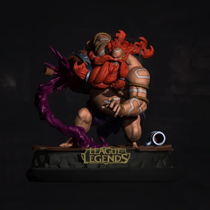 STL - gragas render 1