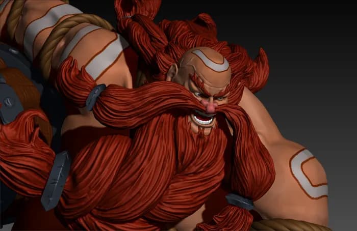 STL - gragas render 3