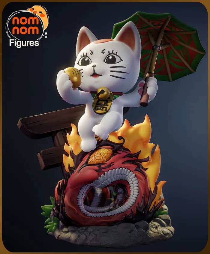 STL - grannycat render 3
