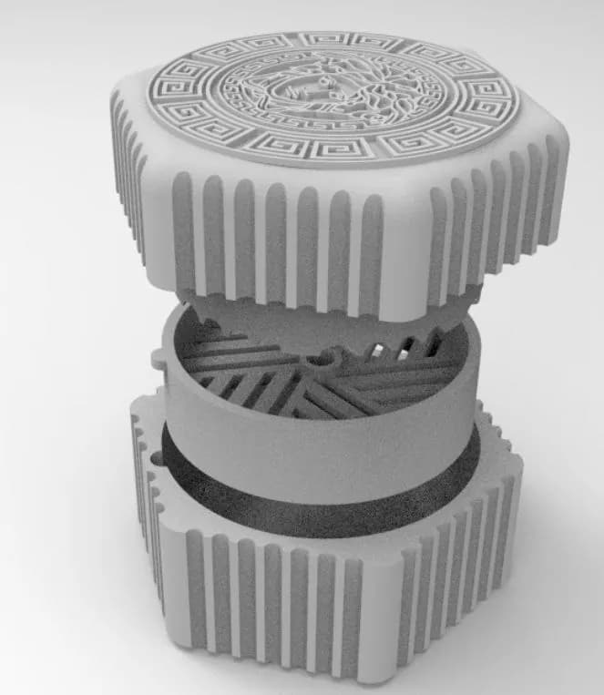 STL - Grinder Griego Medusa