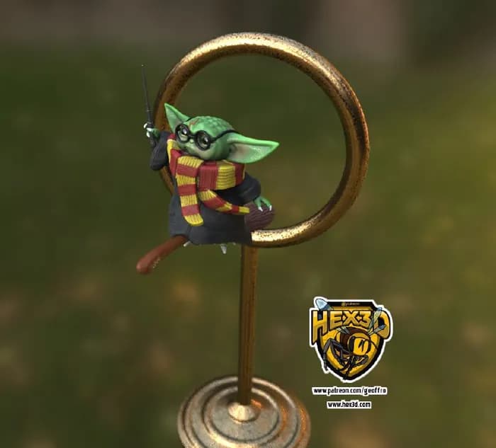 STL - Grogu Wizard