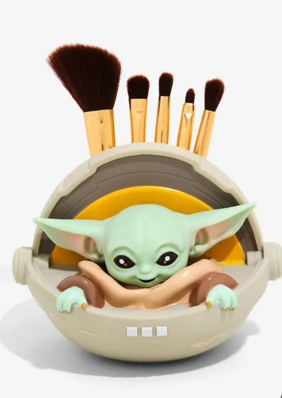 STL - Grogu Porta Brochas