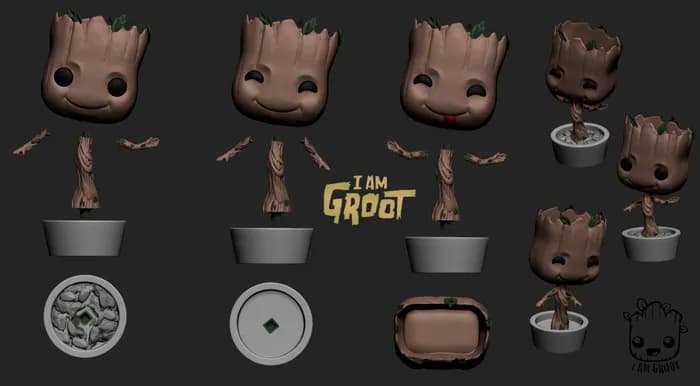 STL - groot render 2