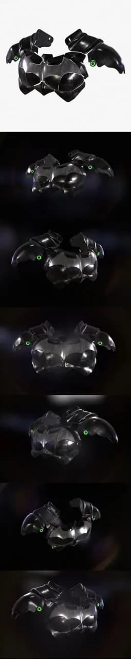 STL - Guantelete del Infinito de Batman render 2