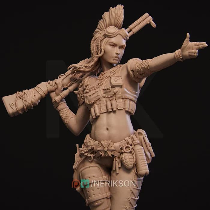 STL - Guerrera Apocalíptica Ramona