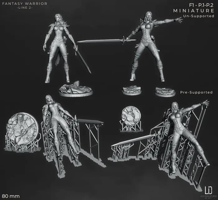 STL - Guerrera Fantasía Línea 2