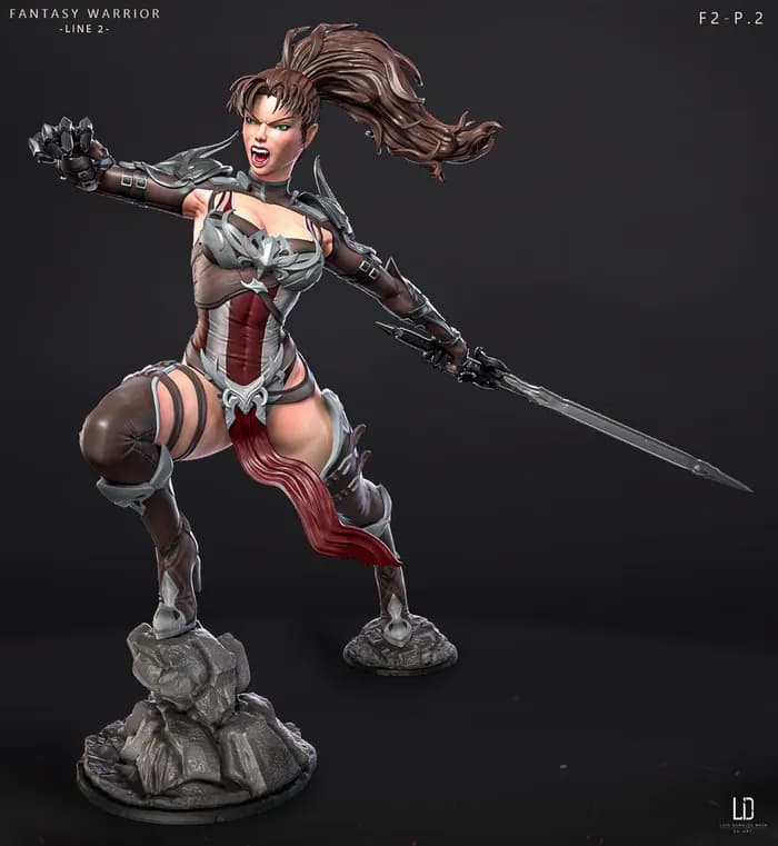 STL - Guerrera Fantasía Línea 2 2