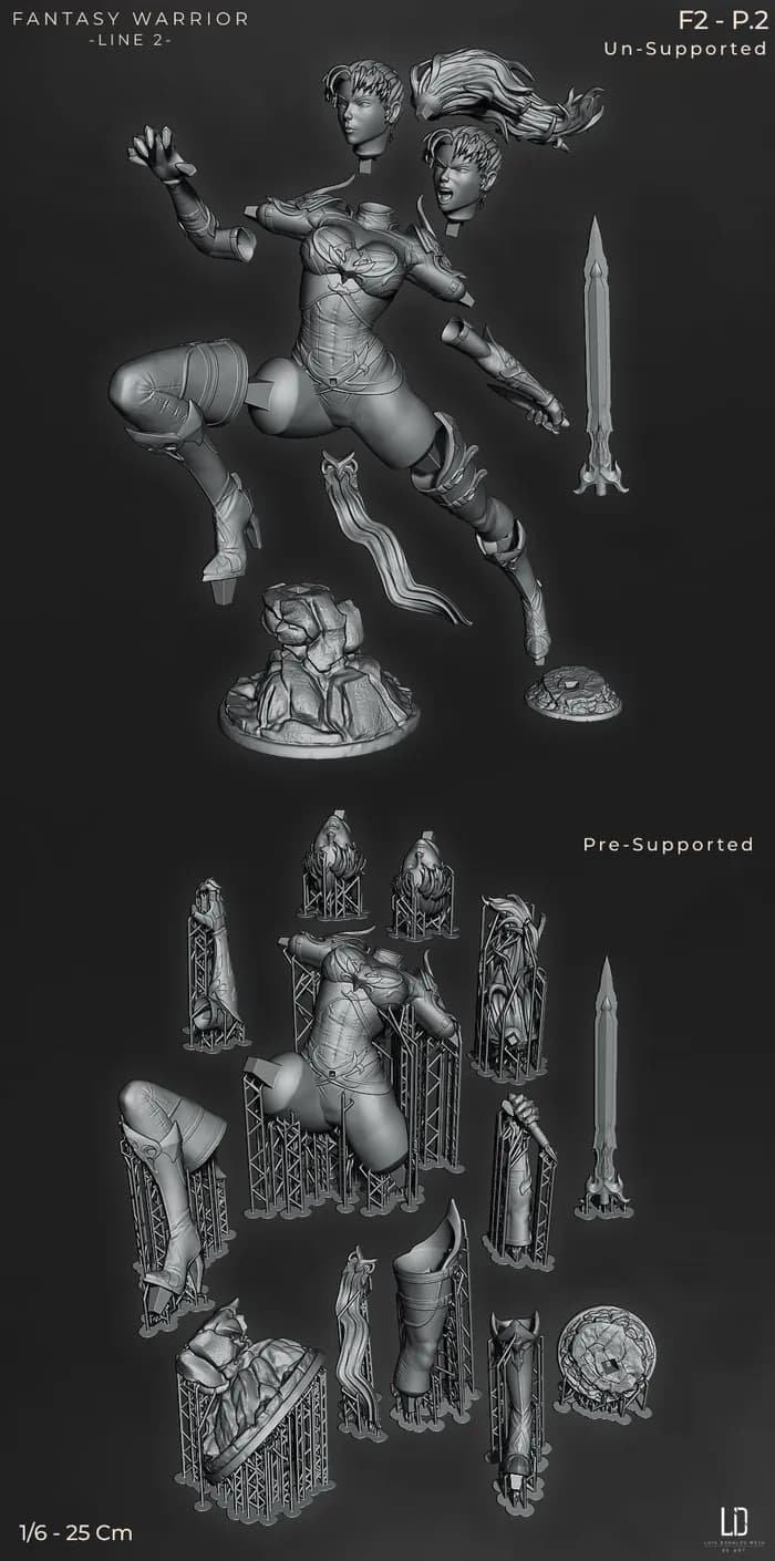 STL - Guerrera Fantasía Línea 2 2