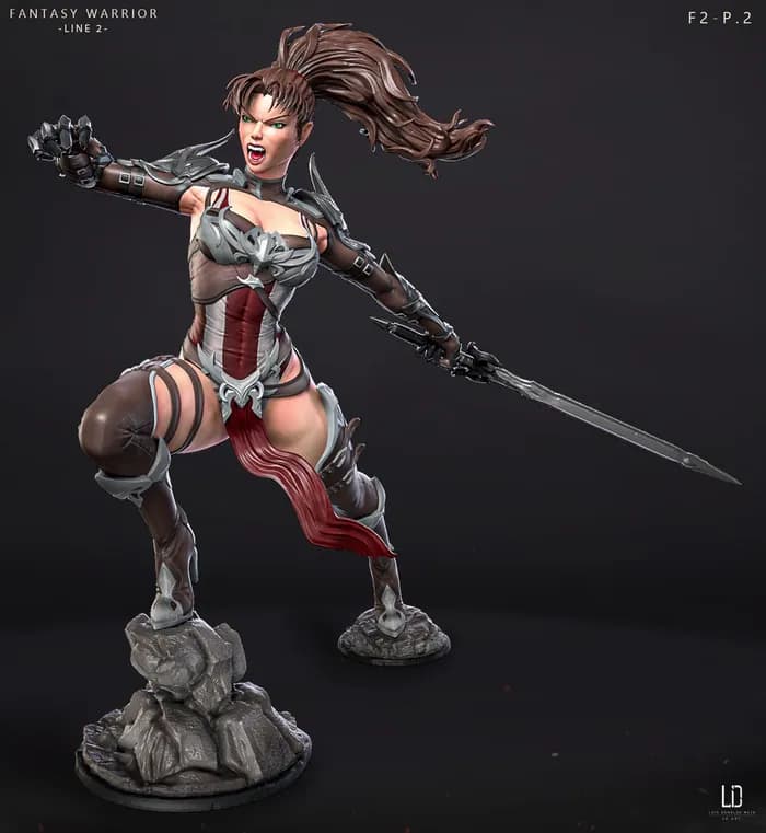 STL - Guerrera Fantasía Línea 2 2