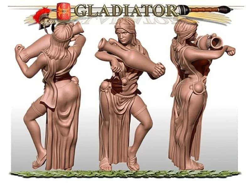 STL - Guerrera Gladiadora Ambrosia