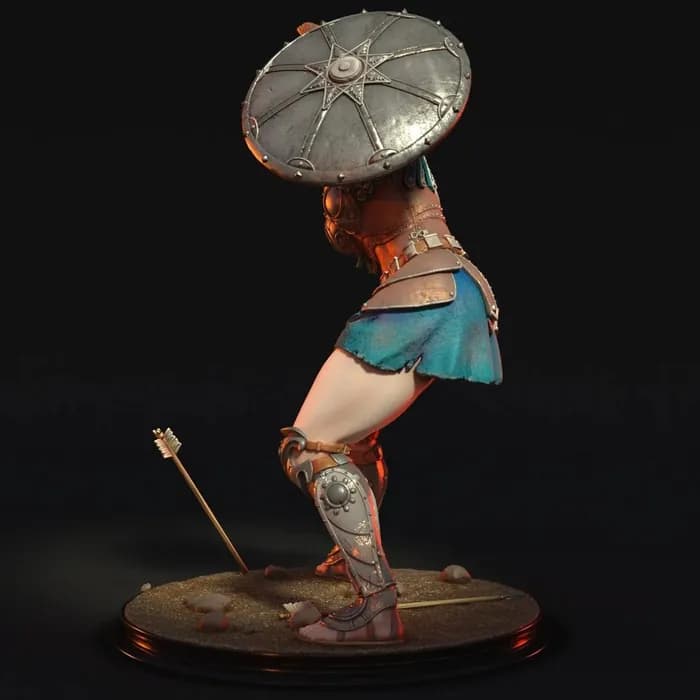 STL - Guerrera griega