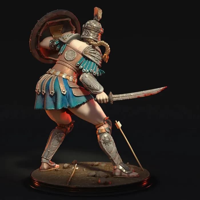 STL - Guerrera griega