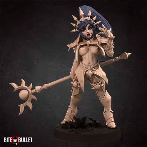 STL - Guerrera Mágica Exótica render 3