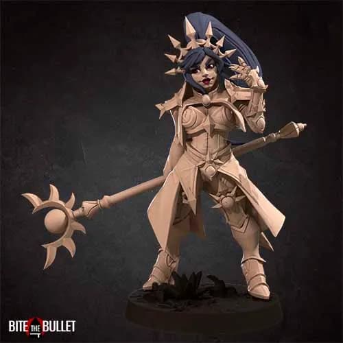 STL - Guerrera Mágica Exótica render 4