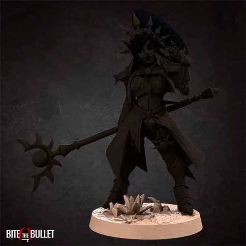 STL - Guerrera Mágica Exótica render 5