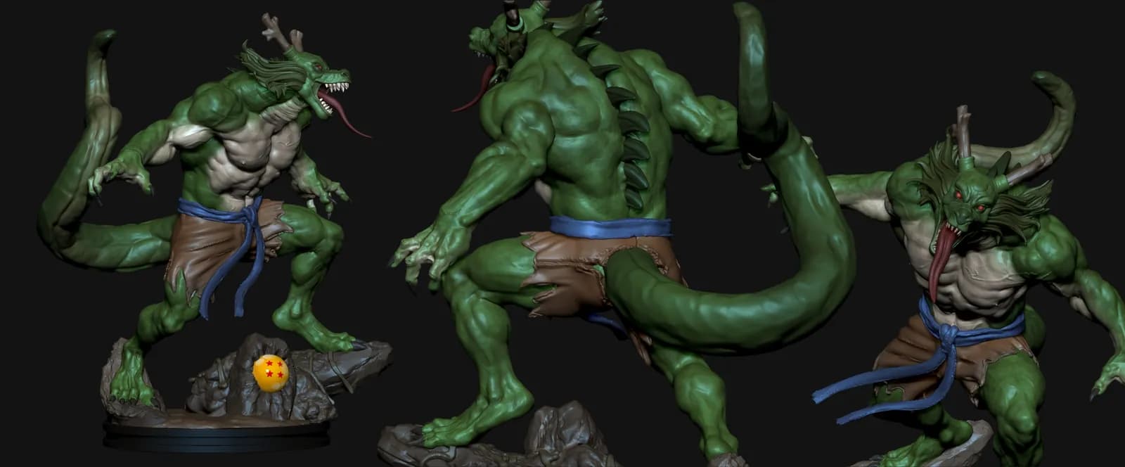 STL - guerrero dragon xeno render 4