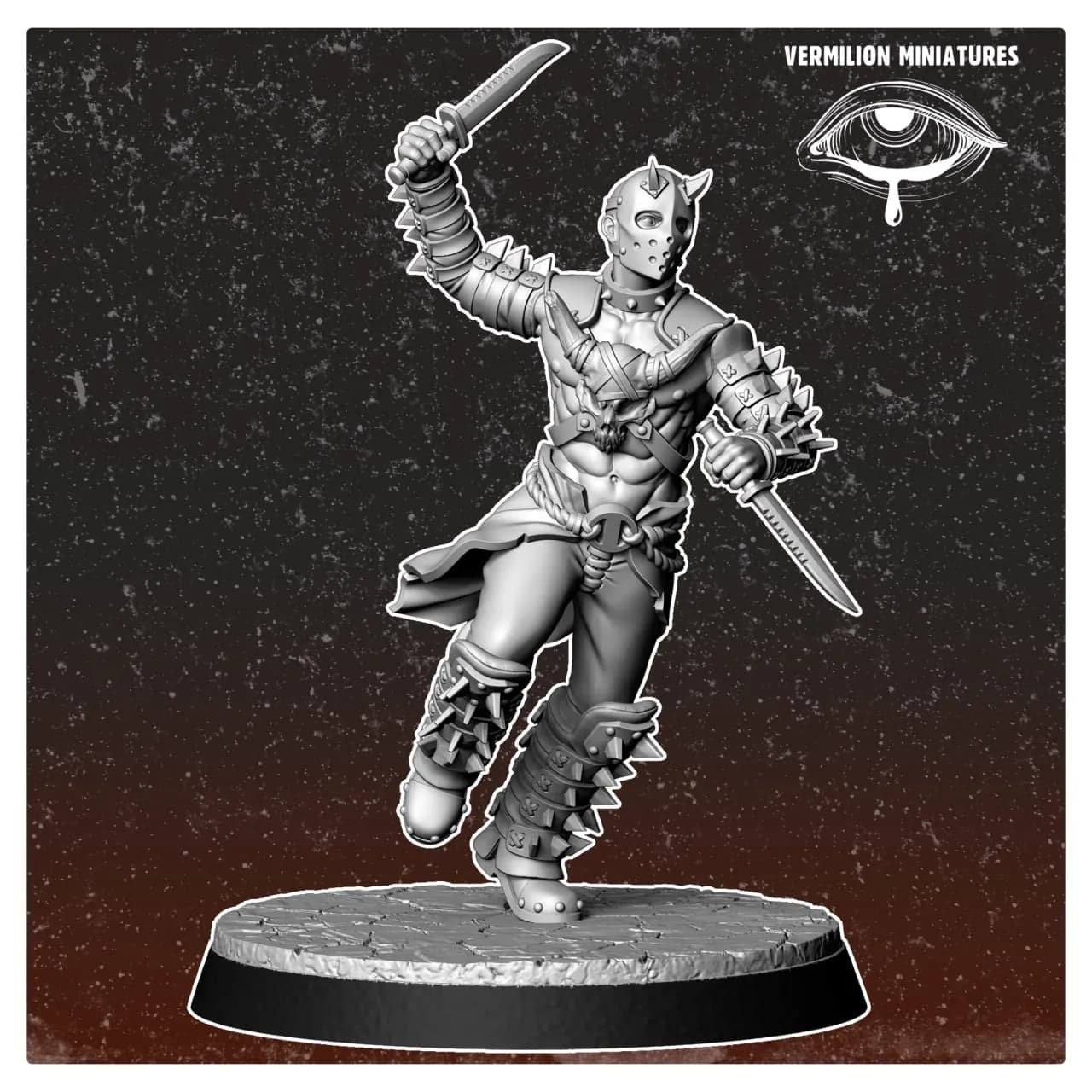 STL - Guerrero Raider con doble sable