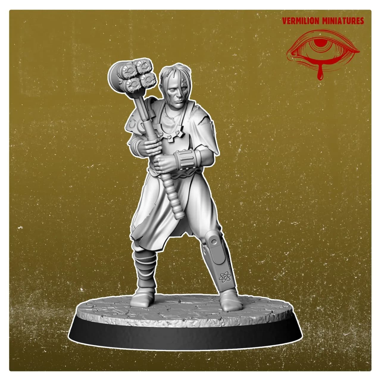 STL - Guerrero zealot con martillo