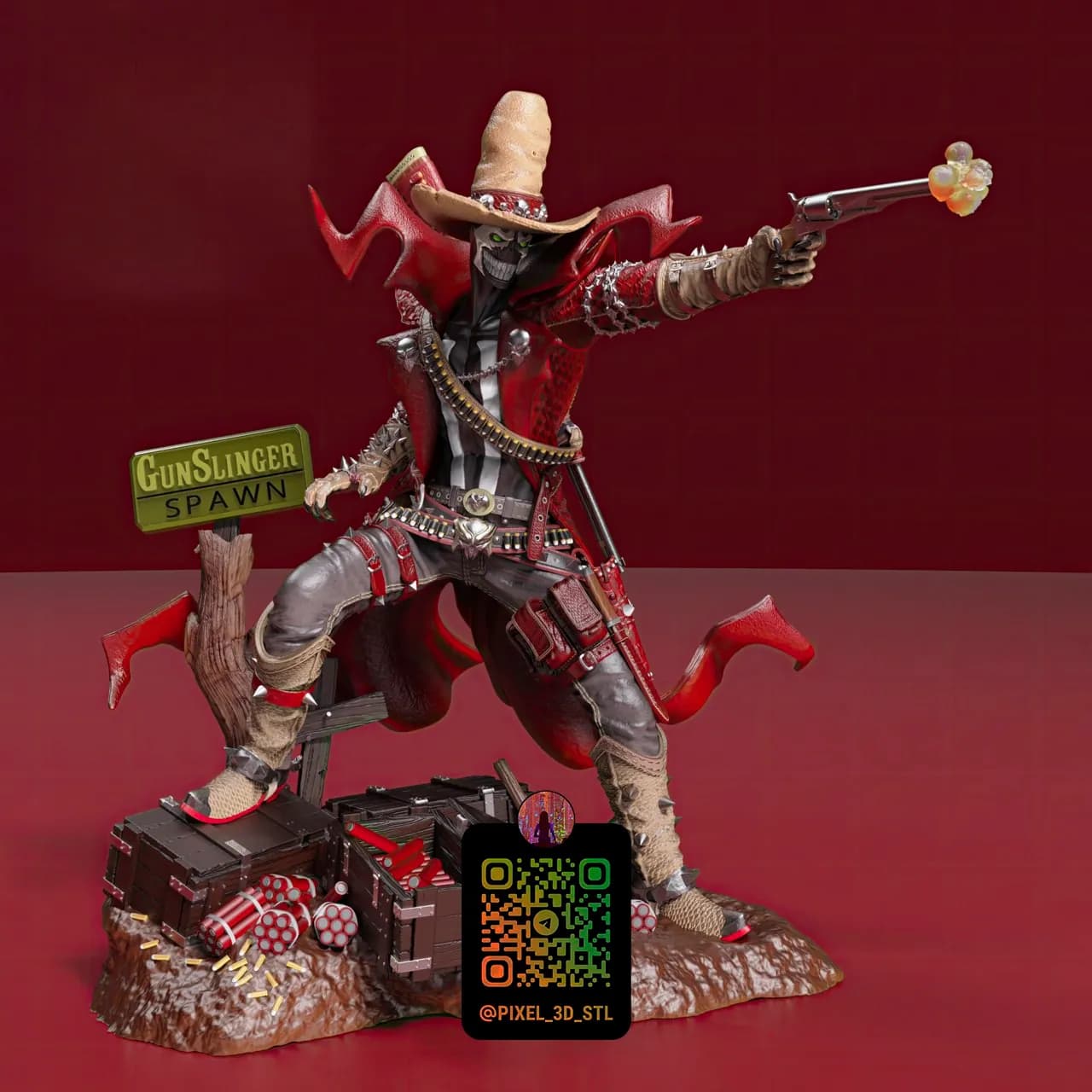 STL - Gunslinger Spawn Figura