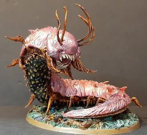 STL - gusano de tierra terrorífico render 5