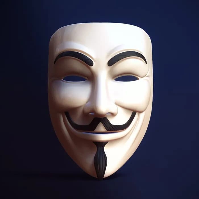 STL - guy fawkes anonymous mask