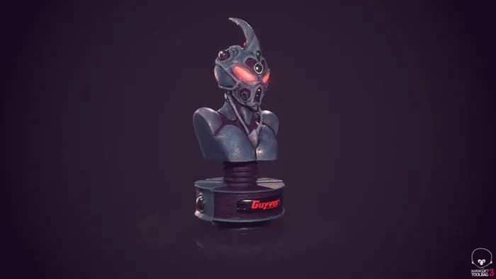STL - guyver bust 2
