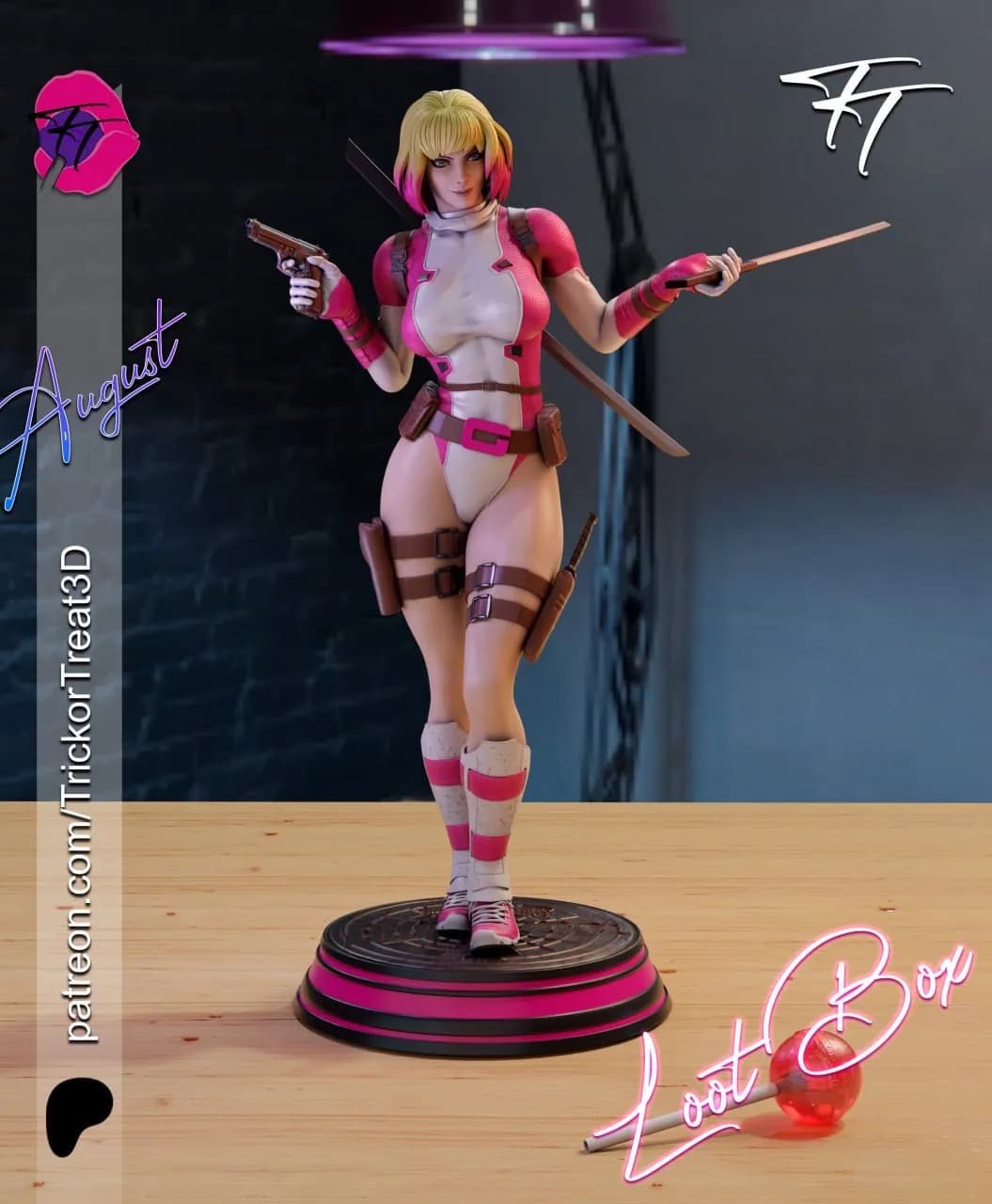 STL - Gwenpool Figura de Acción