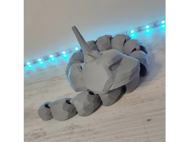 STL - Gyarados Articulado render 2