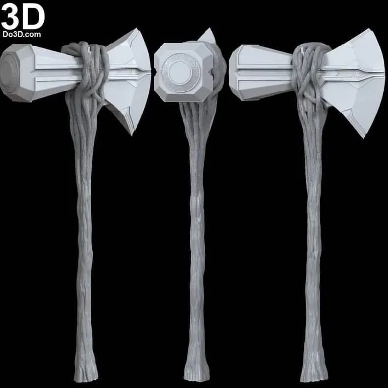STL - Hacha Mjolnir de Thor