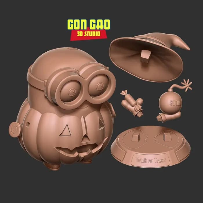 STL - halloween bob render 2